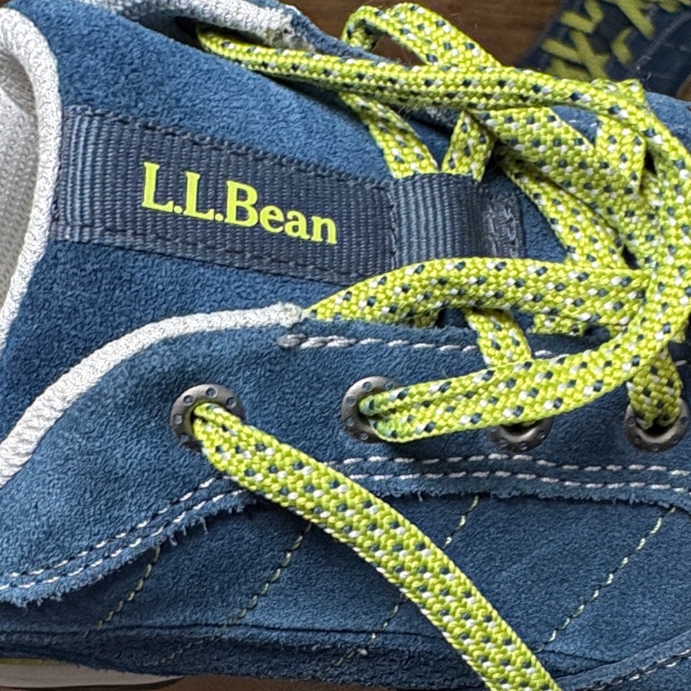 L.L.Bean Blue Suede Active Sneakers – Women’s 7.5 Medium